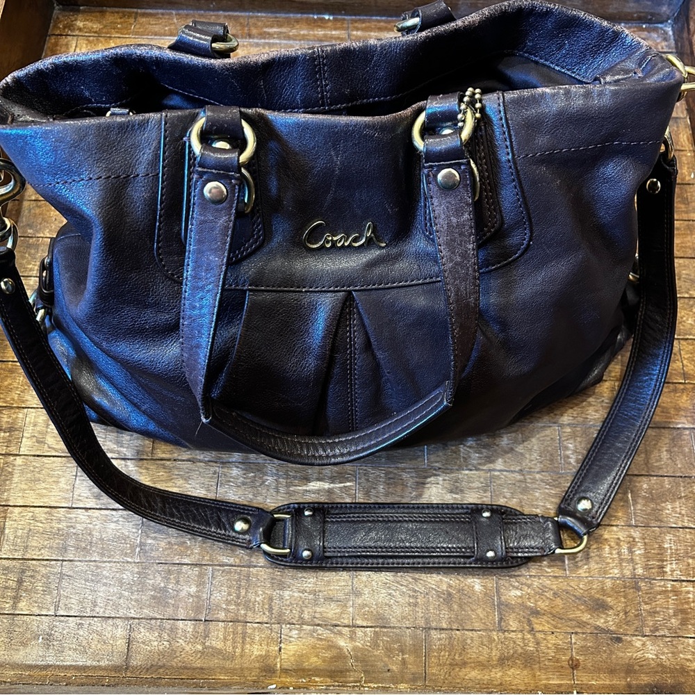 Coach Chocolate Brown Leather Women's Bag